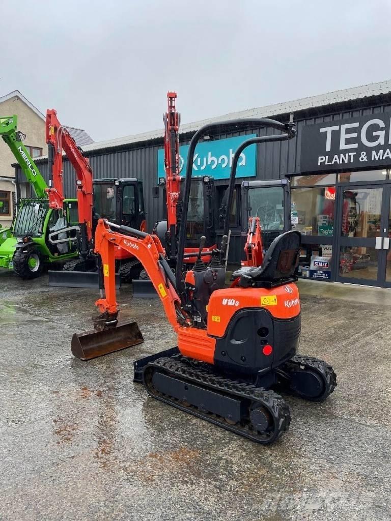 Kubota U 10-3 Мини екскаватори < 7 т