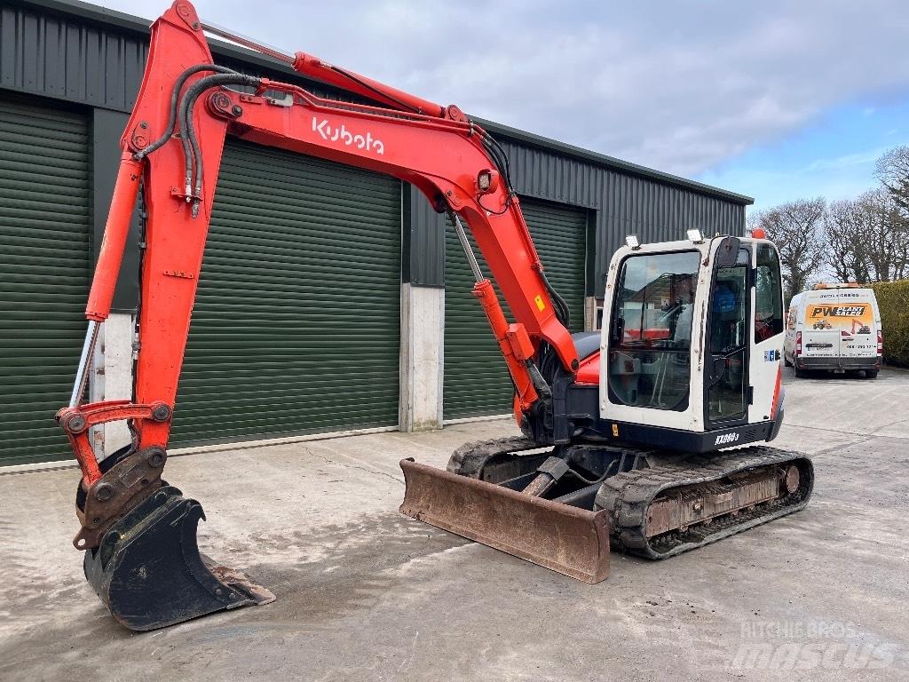 Kubota KX 080-3 Мини екскаватори < 7 т
