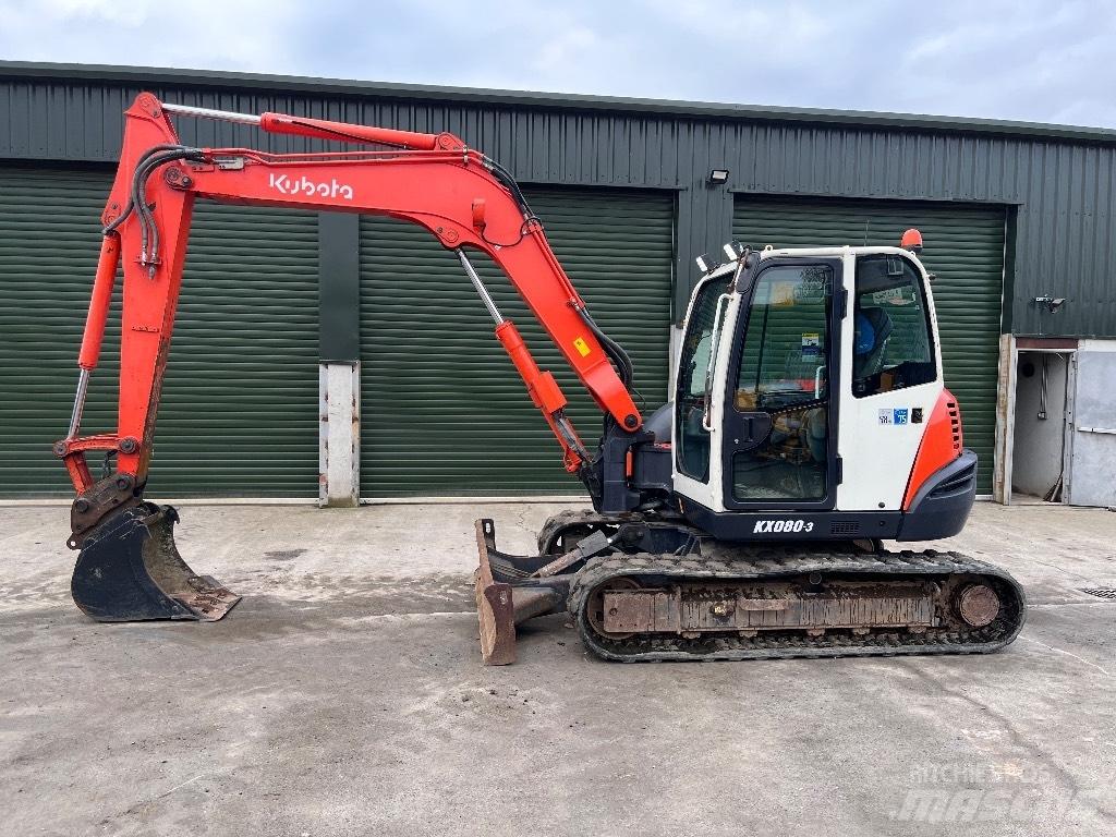 Kubota KX 080-3 Мини екскаватори < 7 т