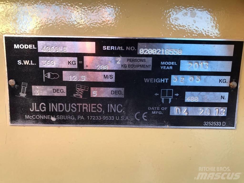 JLG 4069 LE Ножични работни платформи