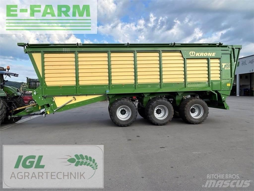 Krone tx 560 Ремаркета за зърно / силаж
