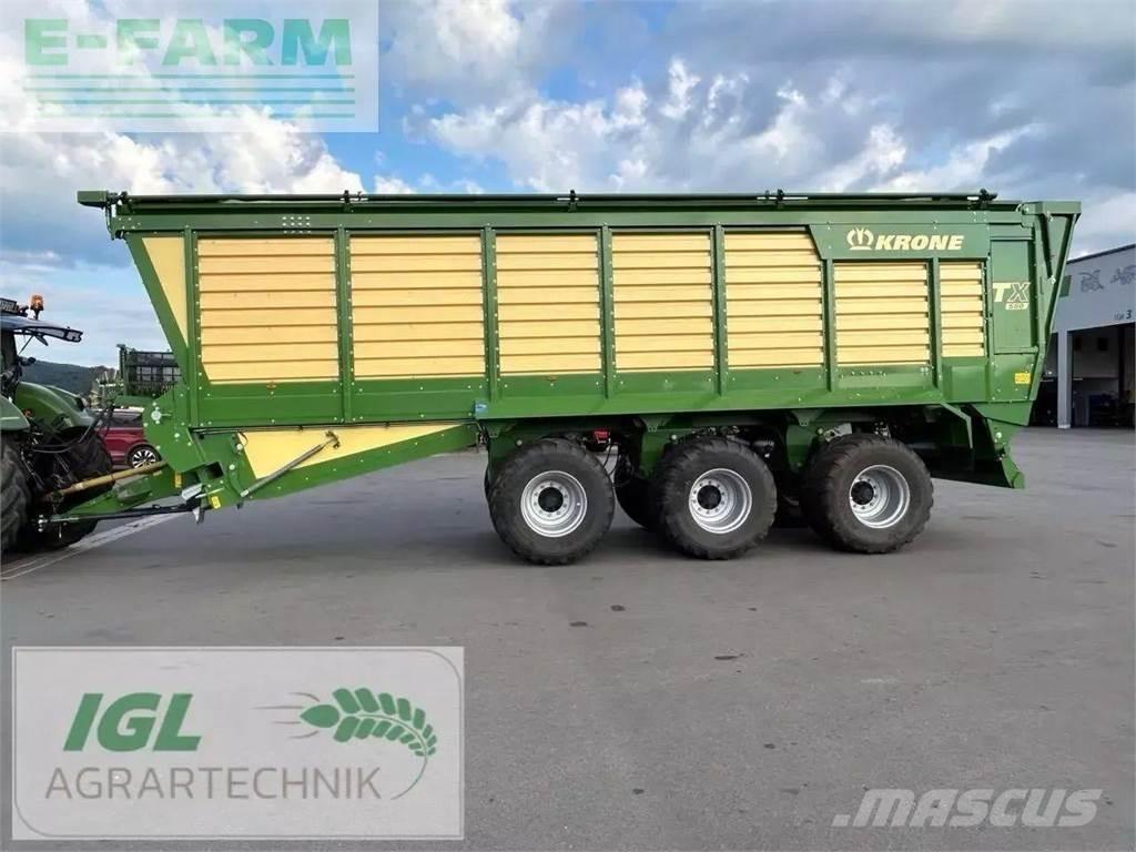 Krone tx 560 Ремаркета за зърно / силаж
