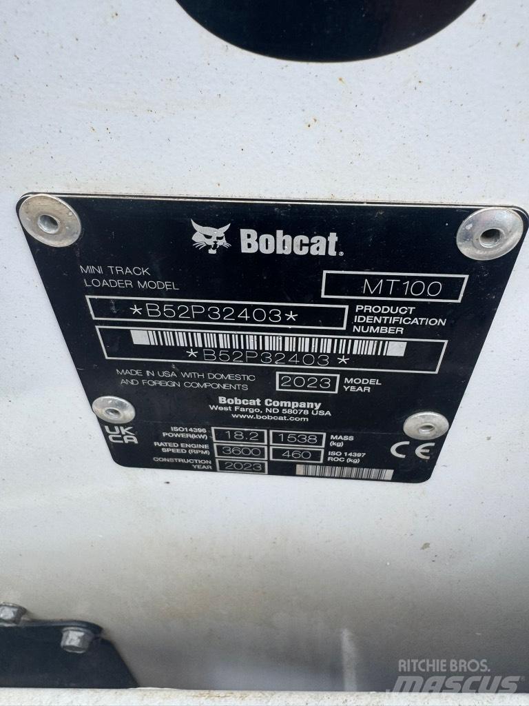 Bobcat MT 100 Верижен товарач