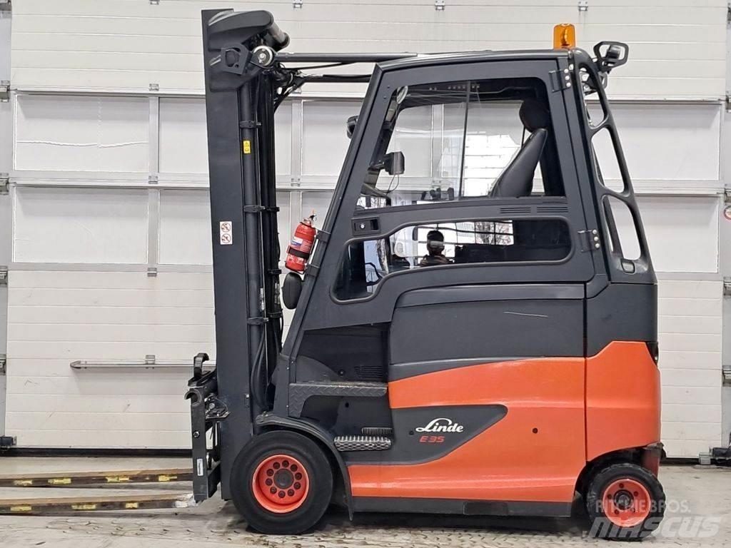 Linde E35HL-01 Електрически вилични кари-повдигачи