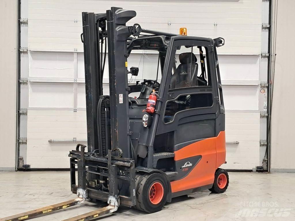 Linde E35HL-01 Електрически вилични кари-повдигачи