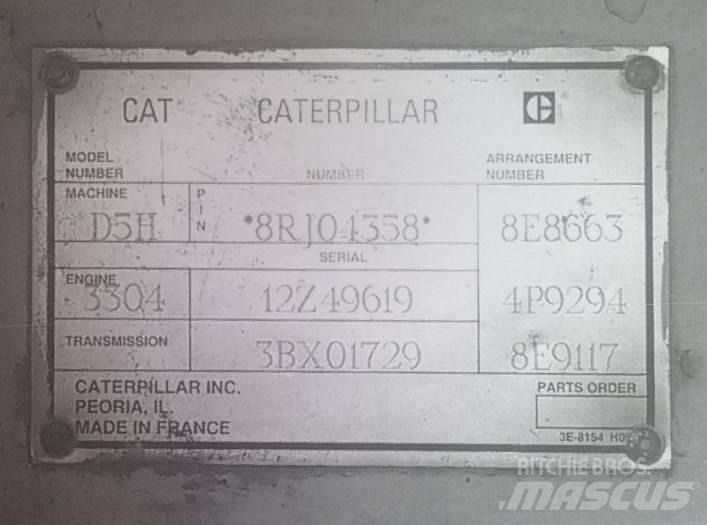 CAT D 5 H Верижни булдозери
