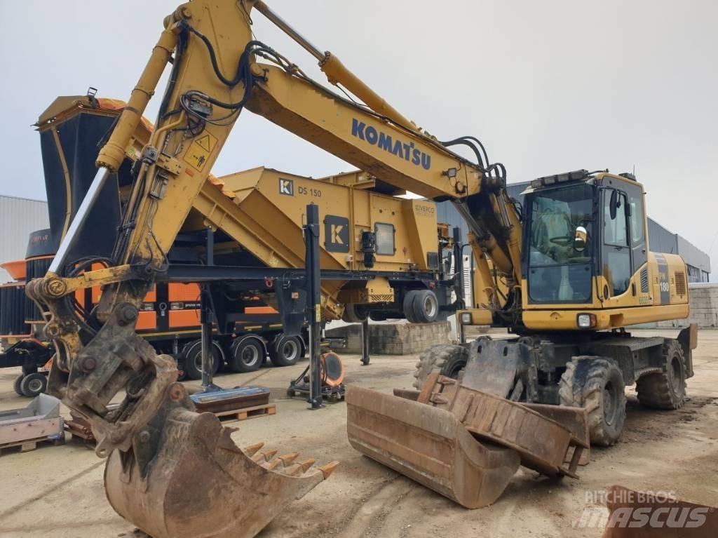 Komatsu PW180-7 Колесни екскаватори