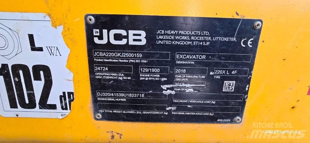 JCB 220 XL 4F Верижен екскаватор