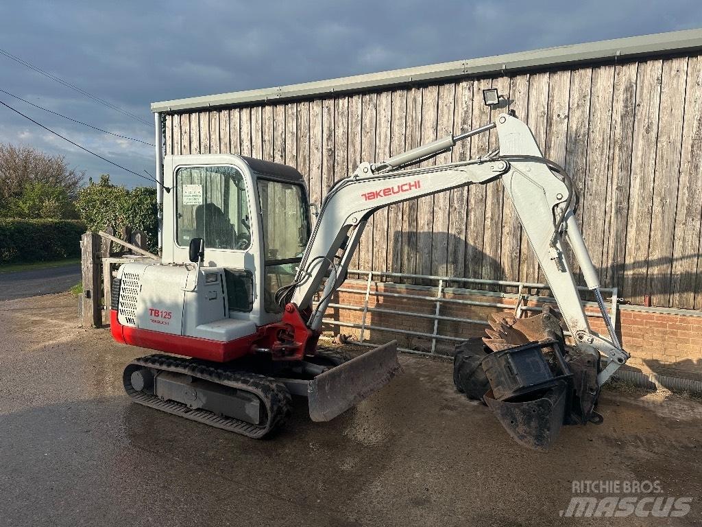 Takeuchi TB 125 Мини екскаватори < 7 т