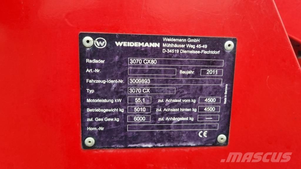Weidemann 3070CX60 Колесни товарачи