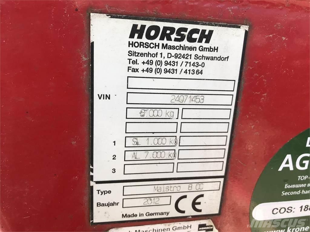 Horsch Maistro 8CC Машини за прецизно сеене