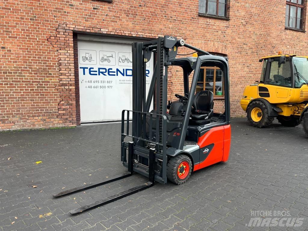 Linde E 15 Електрически вилични кари-повдигачи