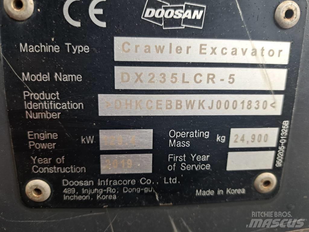 Doosan DX 235 LCR-5 Верижен екскаватор