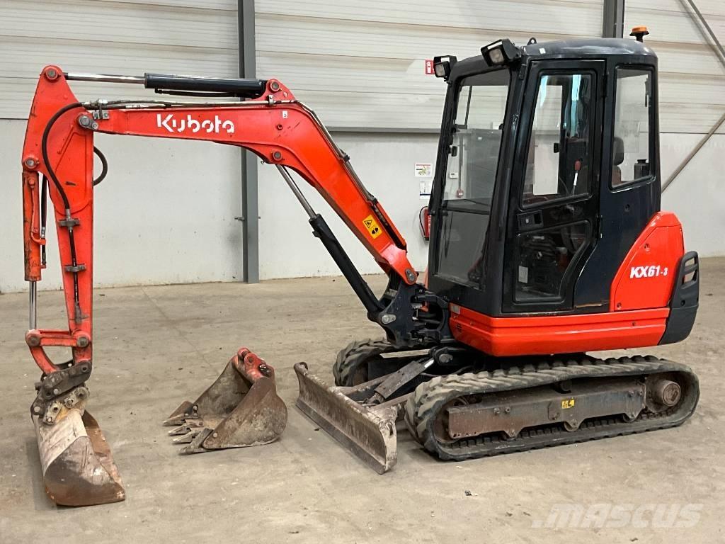Kubota KX 61-3 Мини екскаватори < 7 т