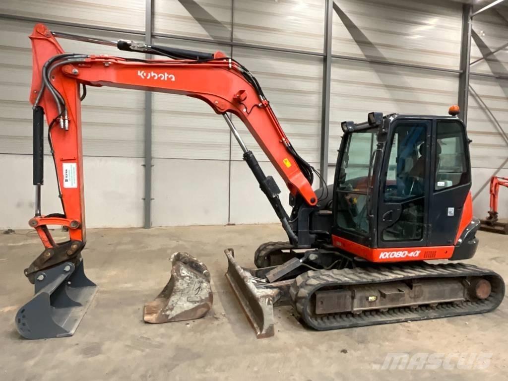 Kubota KX 080-4 A Средни екскаватори 7т - 12т