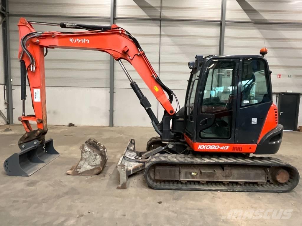 Kubota KX 080-4 A Средни екскаватори 7т - 12т