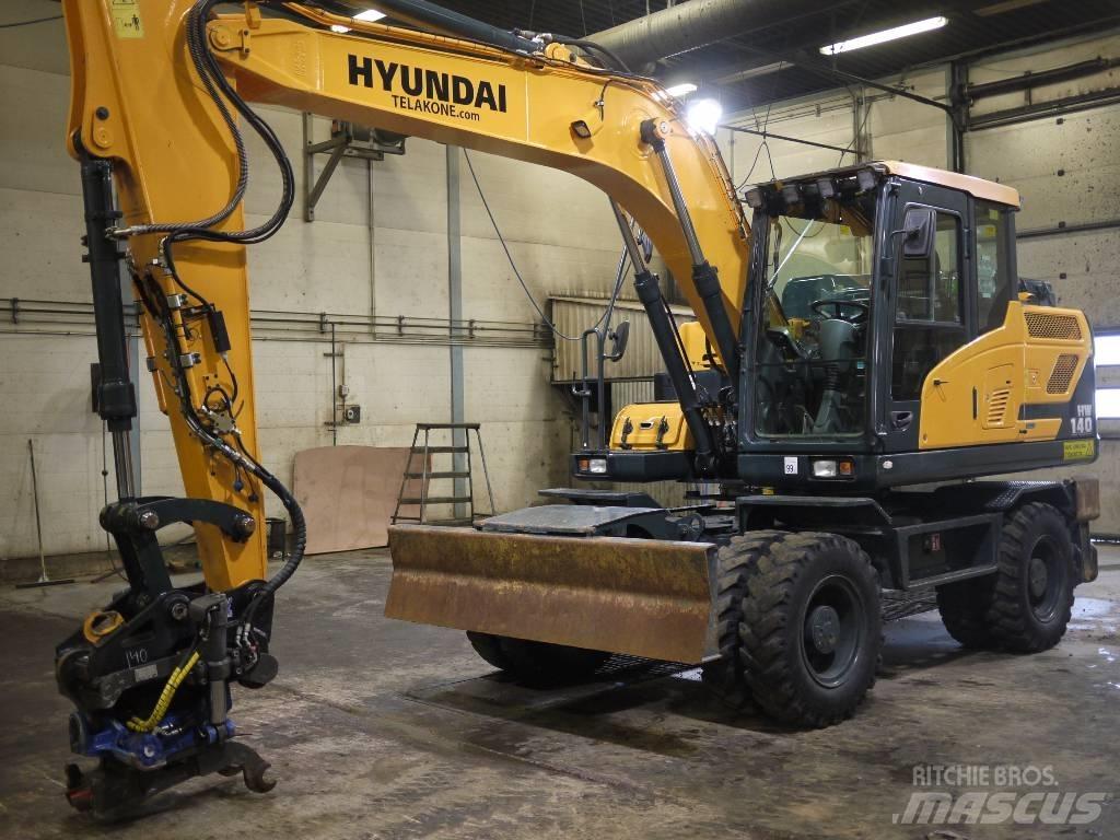Hyundai HW 140 Колесни екскаватори