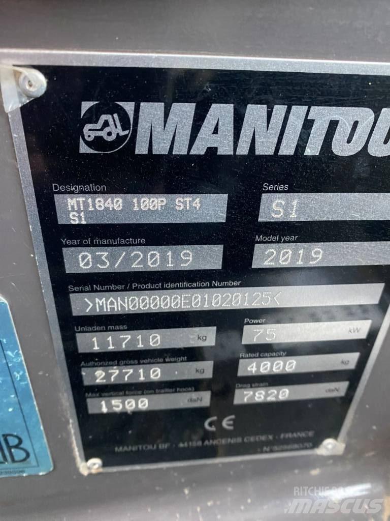 Manitou MT 1840 Телескопични товарачи