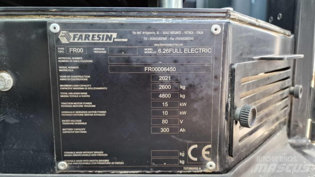 Faresin F6.26 E Телескопични товарачи