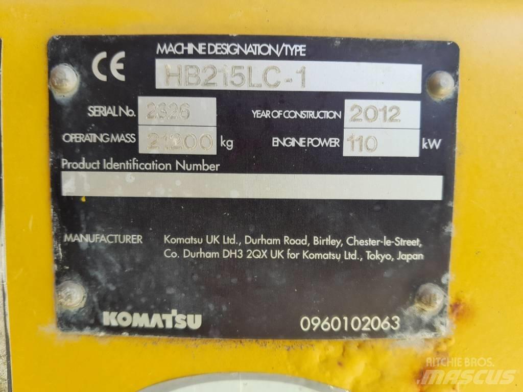 Komatsu HB215LC-1 Верижен екскаватор