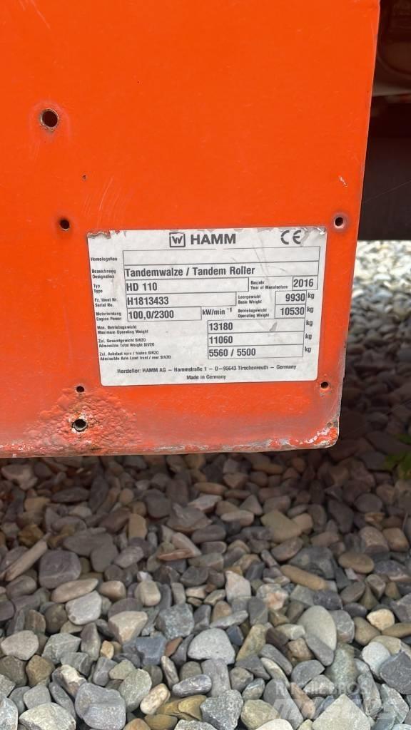 Hamm HD 110 Двойни барабанни ролки
