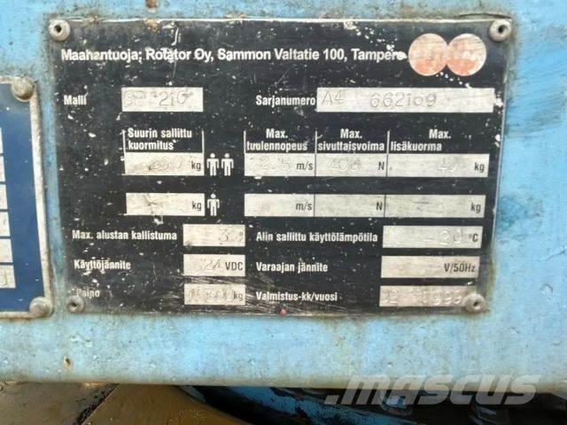 Aichi SR 210 Съчленени стрелови подемници