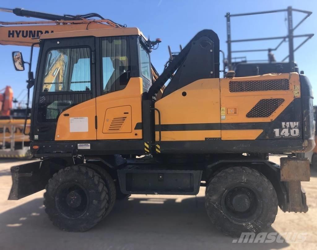 Hyundai HW140 Колесни екскаватори