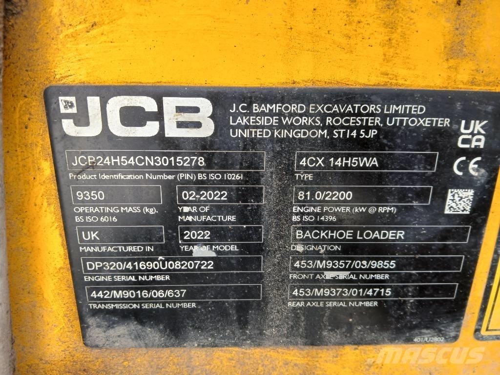 JCB 4 CX Pro AEC Товарач със заден ексватор