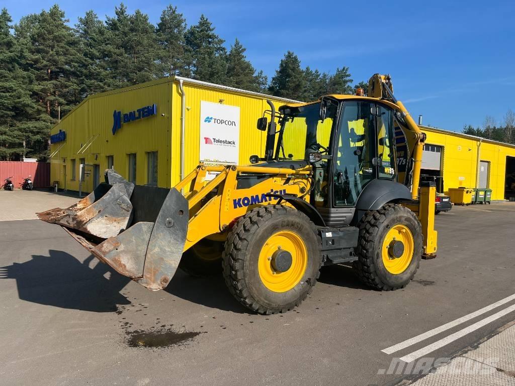 Komatsu WB 97 S-8 Товарач със заден ексватор