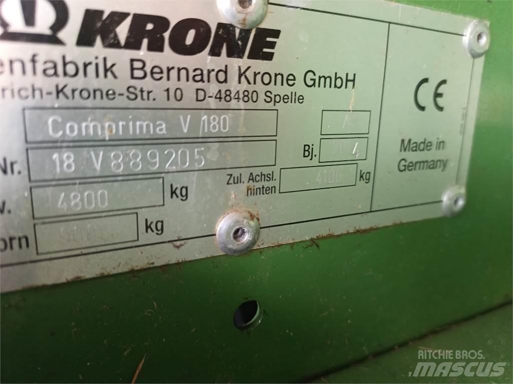 Krone V 180 XC Сламопреси за кръгли бали
