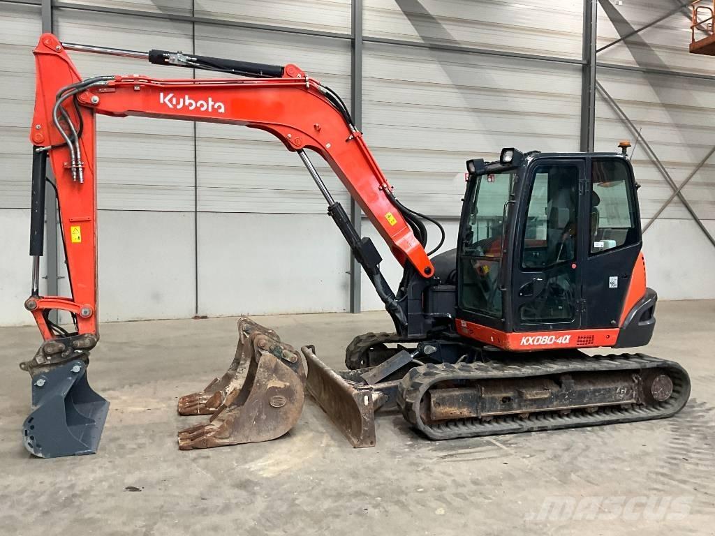 Kubota KX 080-4 A Средни екскаватори 7т - 12т