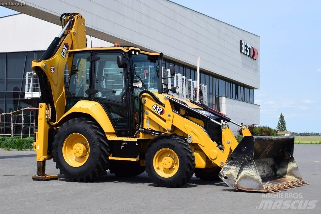 CAT 432 Товарач със заден ексватор