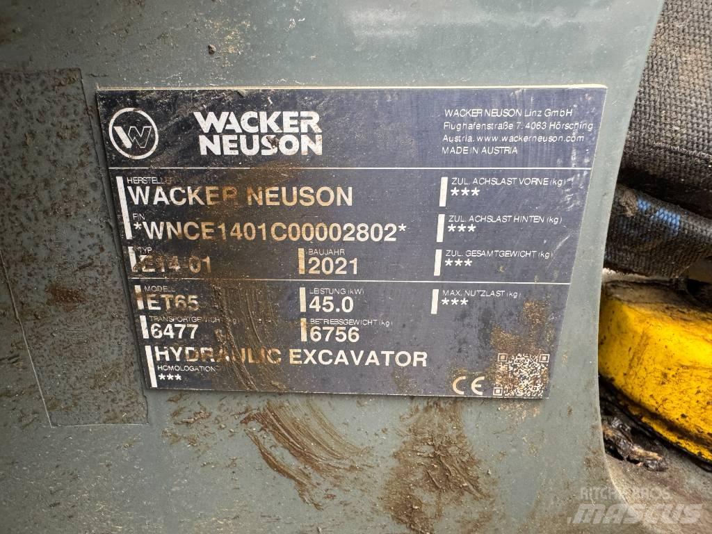 Wacker Neuson ET65 Верижен екскаватор
