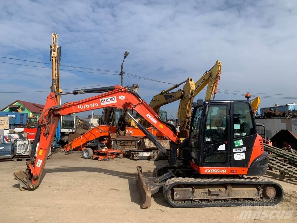 Kubota KX 080-4A Средни екскаватори 7т - 12т