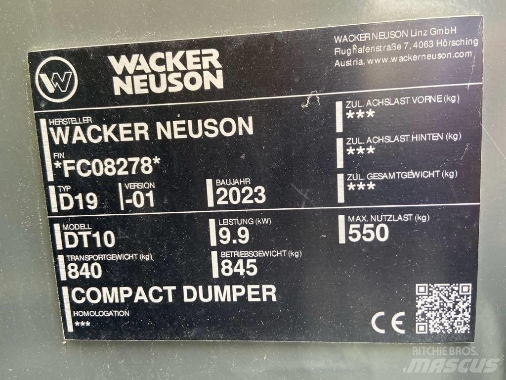Wacker Neuson DT10 Верижни дъмпери