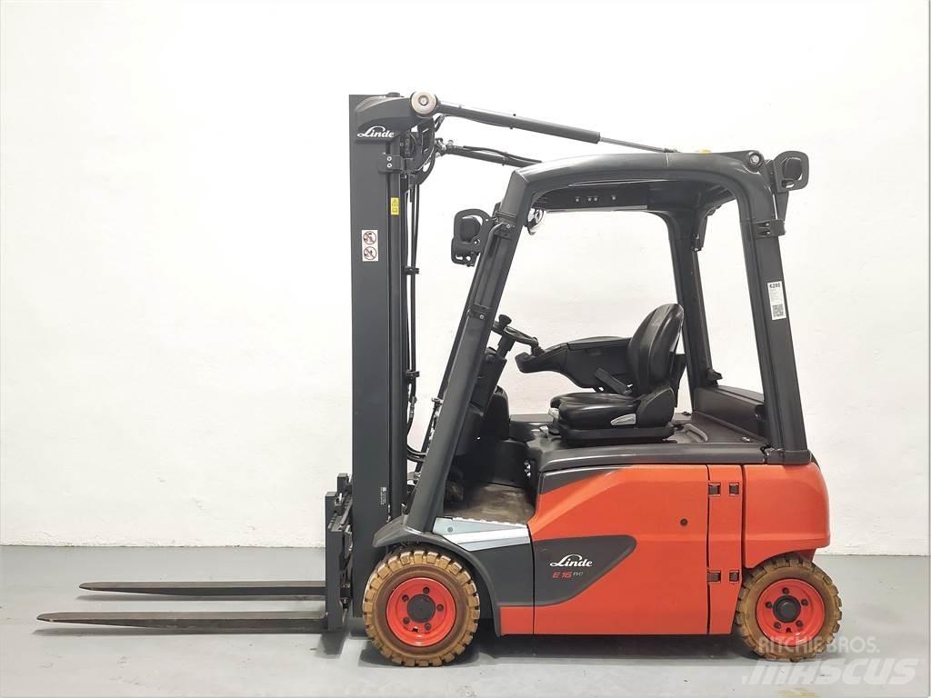 Linde E16P 02 Електрически вилични кари-повдигачи