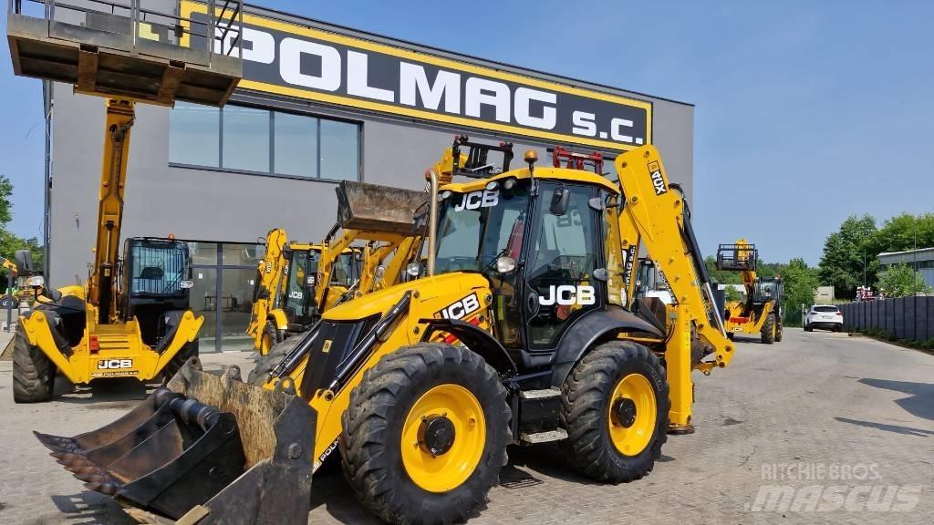JCB 4 CX Товарач със заден ексватор