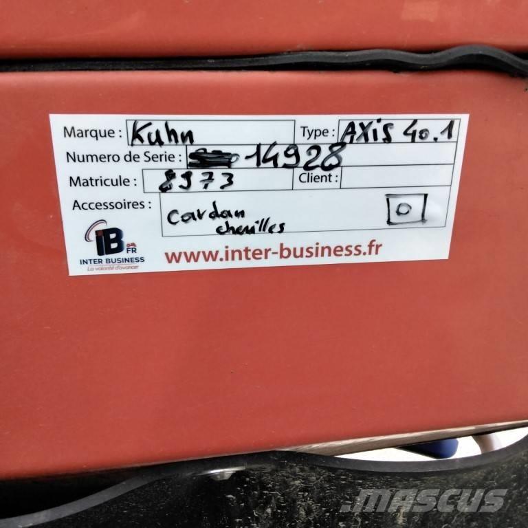 Kuhn Axis 40.1 Минерални приспособления за разширяване на струята