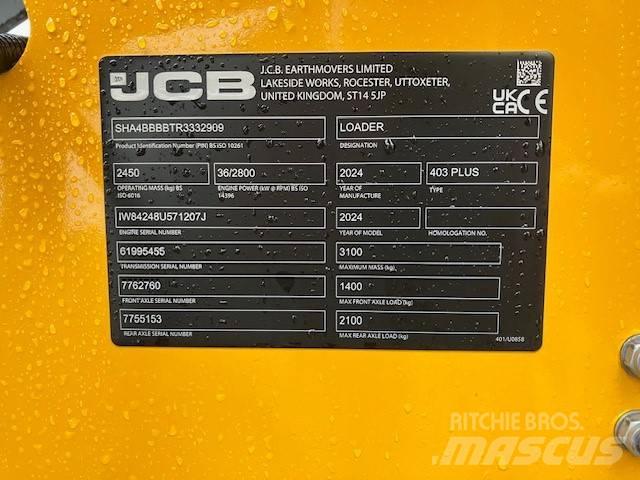 JCB 403 Plus Колесни товарачи