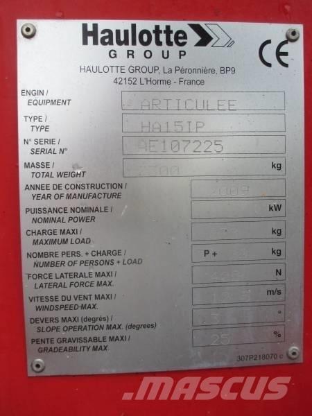 Haulotte HA 15 IP Съчленени стрелови подемници