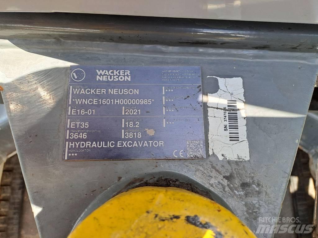 Wacker Neuson ET35 Верижен екскаватор