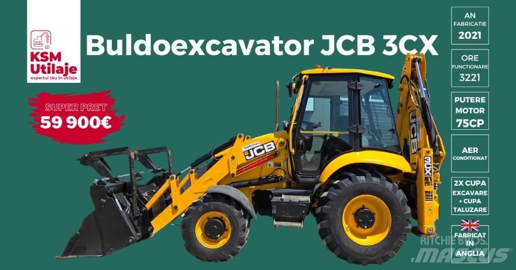 JCB 3 CX Товарач със заден ексватор