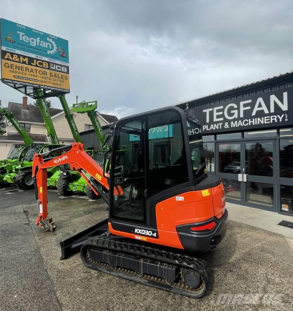 Kubota KX 030-4 Мини екскаватори < 7 т