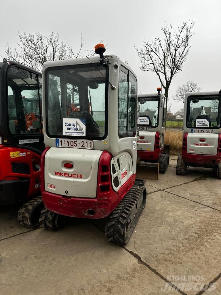 Takeuchi TB 216 Мини екскаватори < 7 т