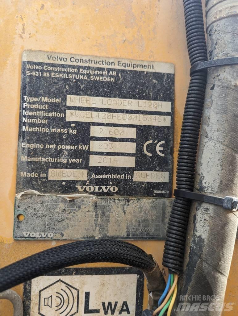 Volvo L 120 H Колесни товарачи