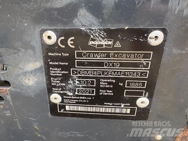 Doosan DX 19Z Мини екскаватори < 7 т