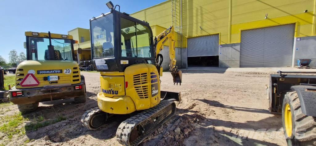 Komatsu PC 26 MR Мини екскаватори < 7 т