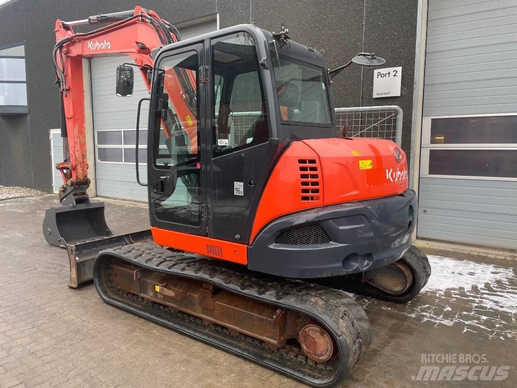Kubota KX080-4a Средни екскаватори 7т - 12т