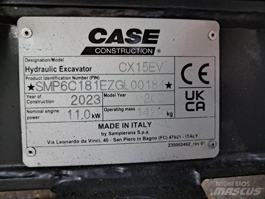 CASE CX15EV Мини екскаватори < 7 т