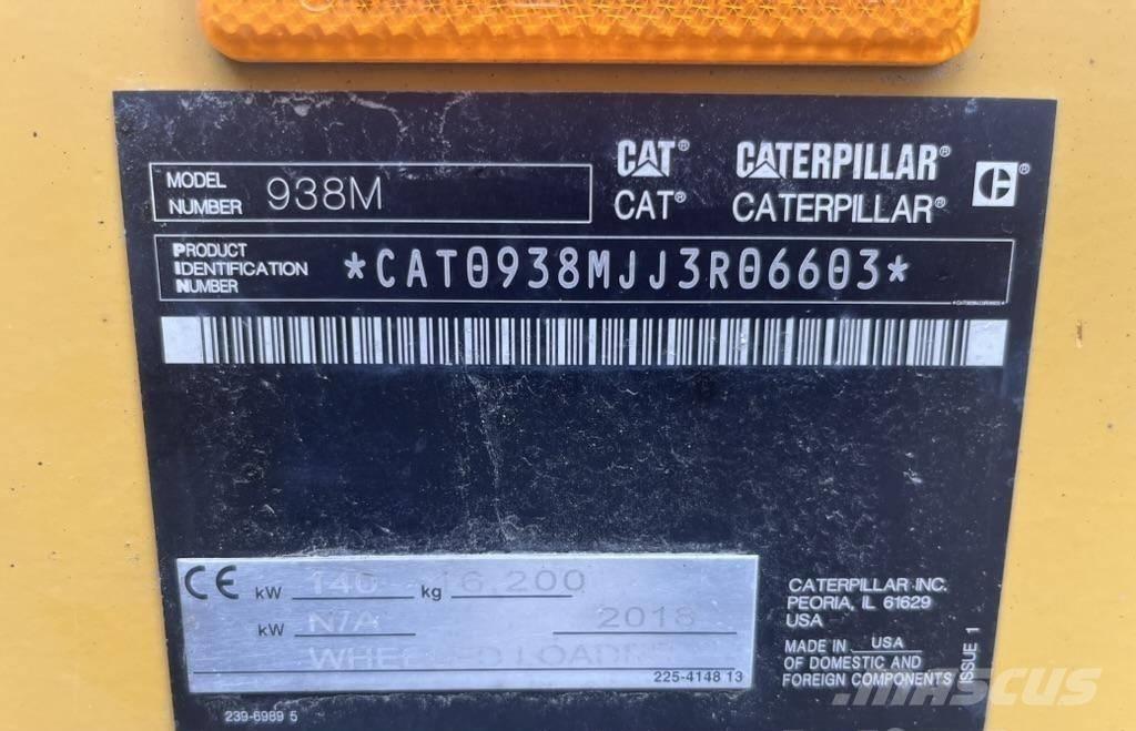 CAT 938 M Колесни товарачи